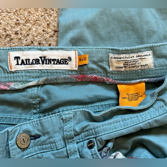 Tailor Vintage Men’s Pants straight fit size 36/32 - Picture 3 of 3